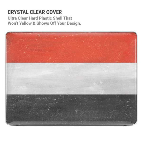 Yemen Flag Distressed MacBook Air 15in (2023-2025) Case plus Skin